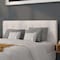 Flash Furniture Headboard, Queen Size, White Vinyl HG-HB1705-Q-W-GG - alternate 1